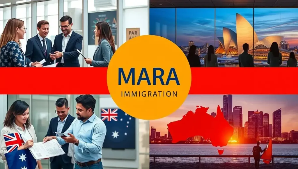 سازمان مارا استرالیا و مشاوران در حال مشاوره دادن به متقاضیان مهاجرت