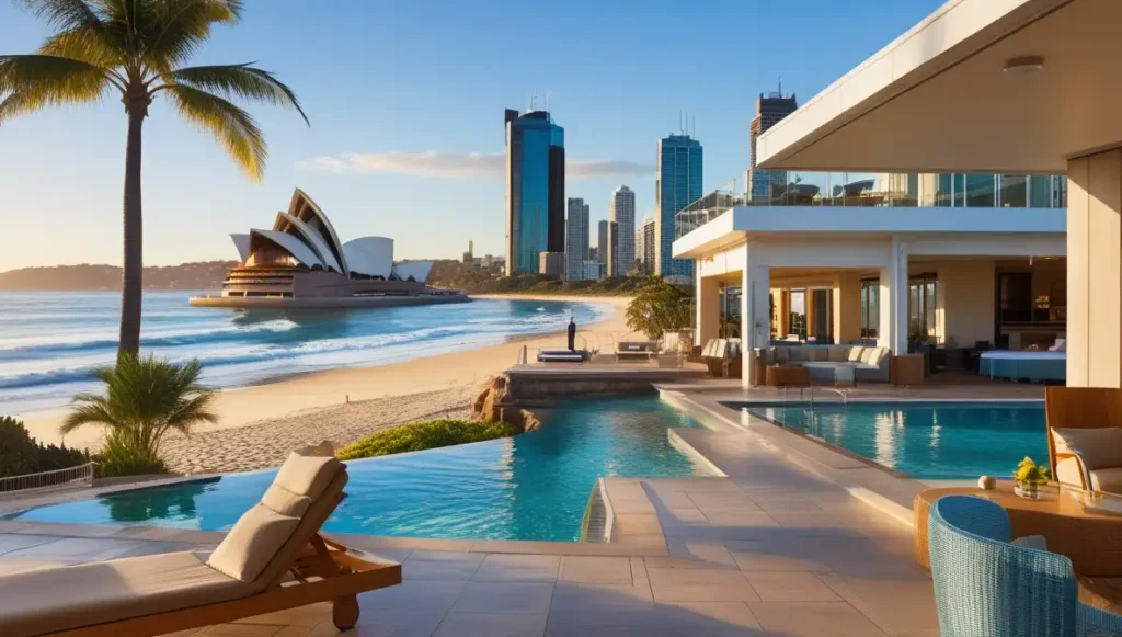 بهترین هتل های استرالیا عکس از هتل های ساحلی استخر دار