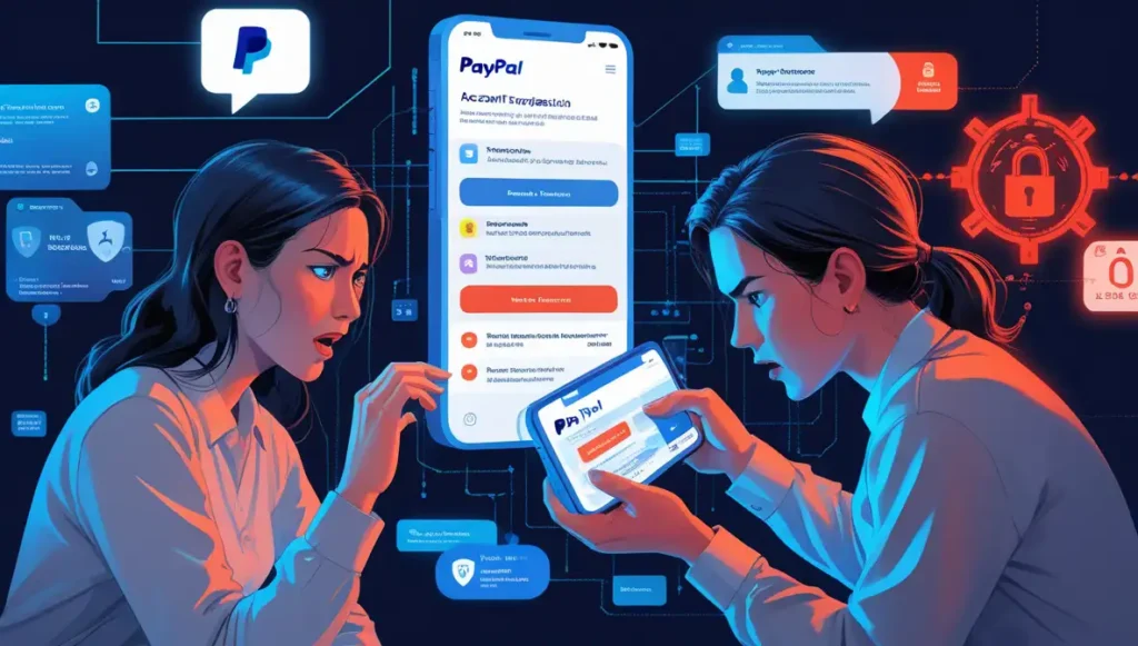 خانم هایی در حال حل مشکلات کار با پی پال