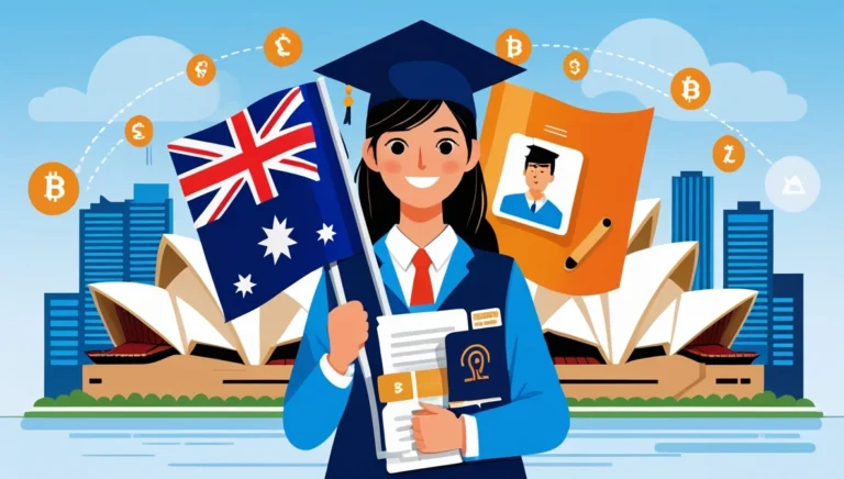 تصویر یک دختر که به استرالیا مهاجرت کرده است در مطلب بورسیه تحصیلی استرالیا