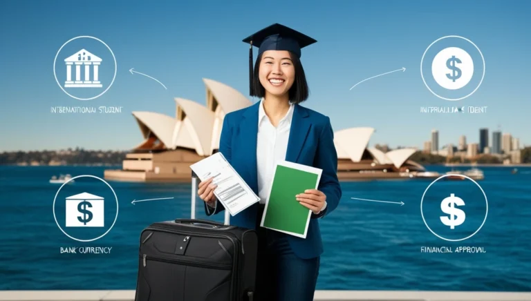 تصویر یک دختر دانشجو که در استرالیا است در مطلب تمکن مالی ویزای تحصیلی استرالیا