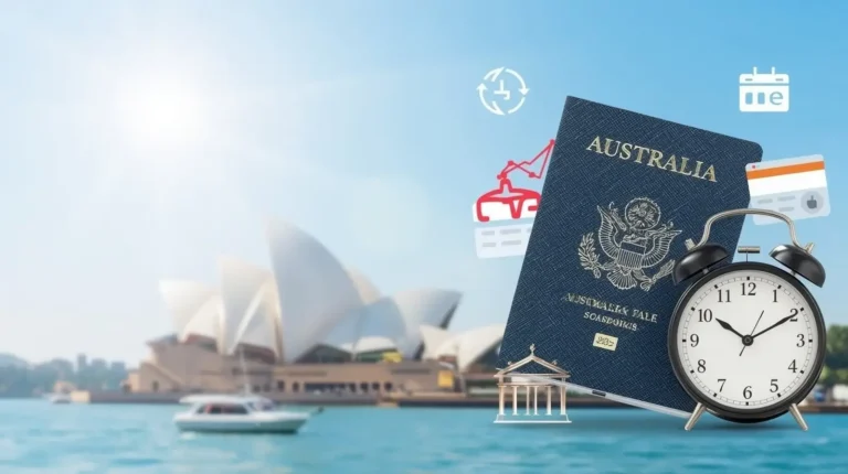 تصویر اول مدت زمان صدور ویزای استرالیا